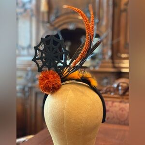 Halloween Fascinator. Hand crafted, fun party hat.